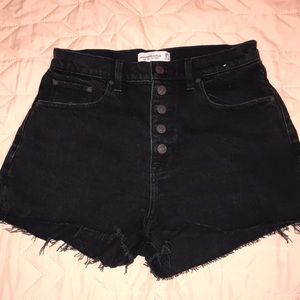 Abercrombie & Fitch Curve Love Jean Shorts